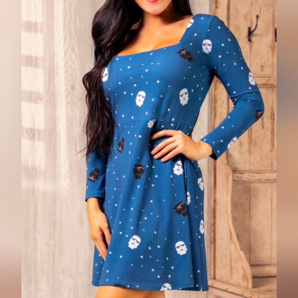Cakeworthy Women's Star Wars Square Neck Dress XL